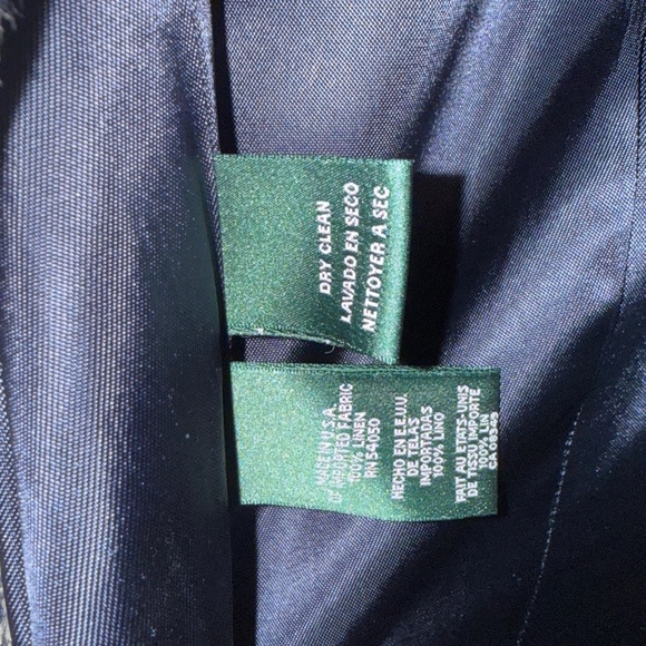 Lauren Ralph Lauren Houndstooth Linen Jacket - Picture 4 of 5